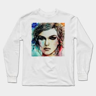 Keira`s face Long Sleeve T-Shirt